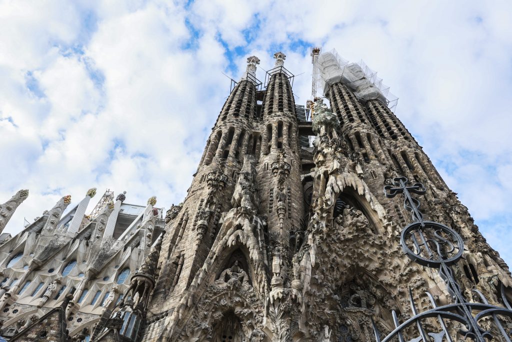 exterior of The Temple Expiatori de la Sagrada Família