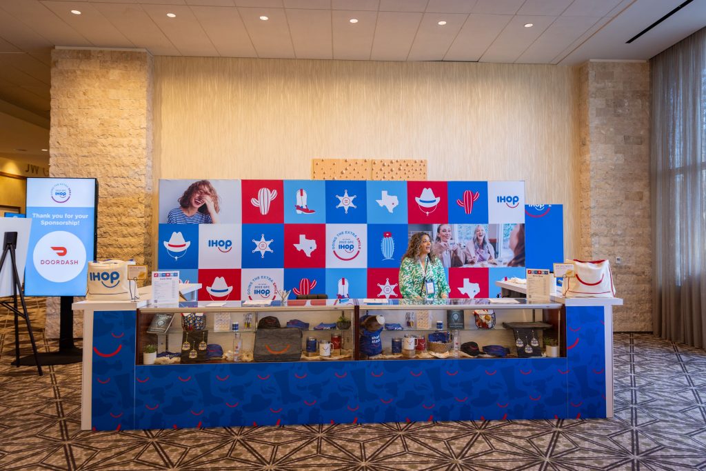 franchise event gifting station