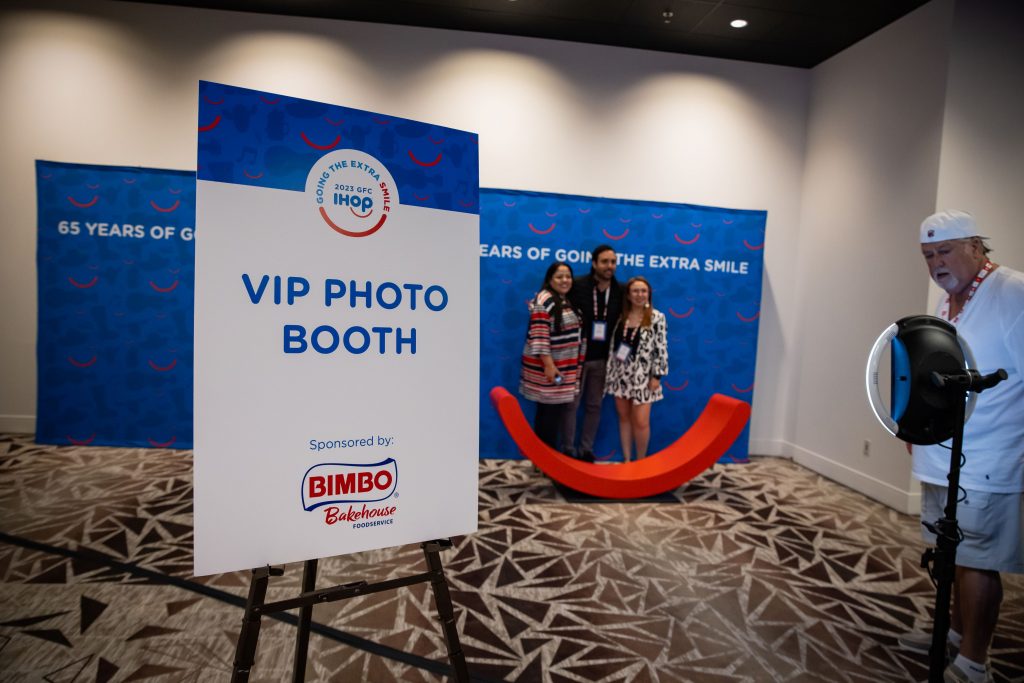 franchise event VIP photo booth