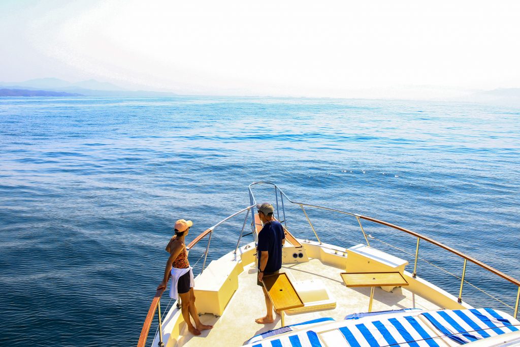 attendees on a boat