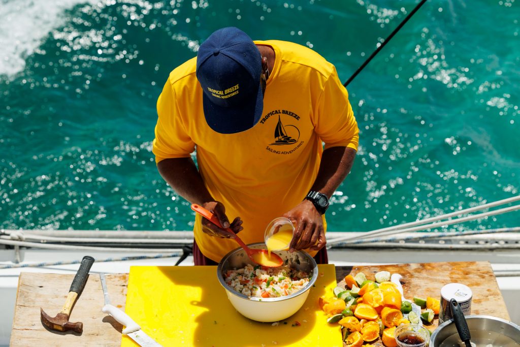 chef on boat at incentive program