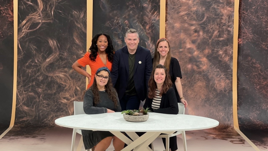 virtual event production team