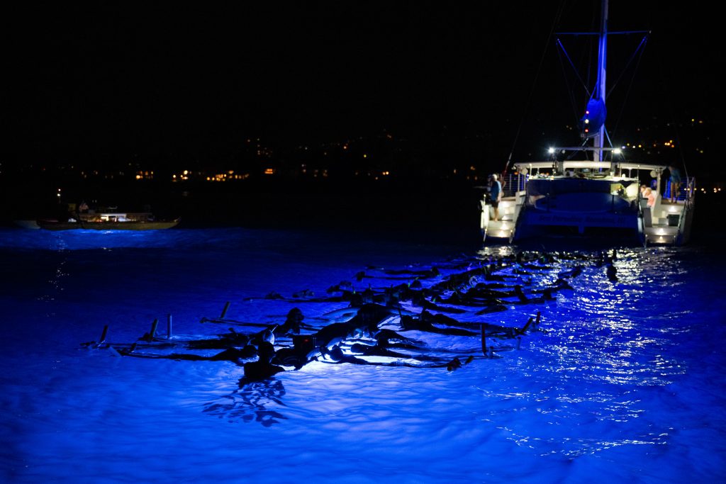 night swim with manta ray experience