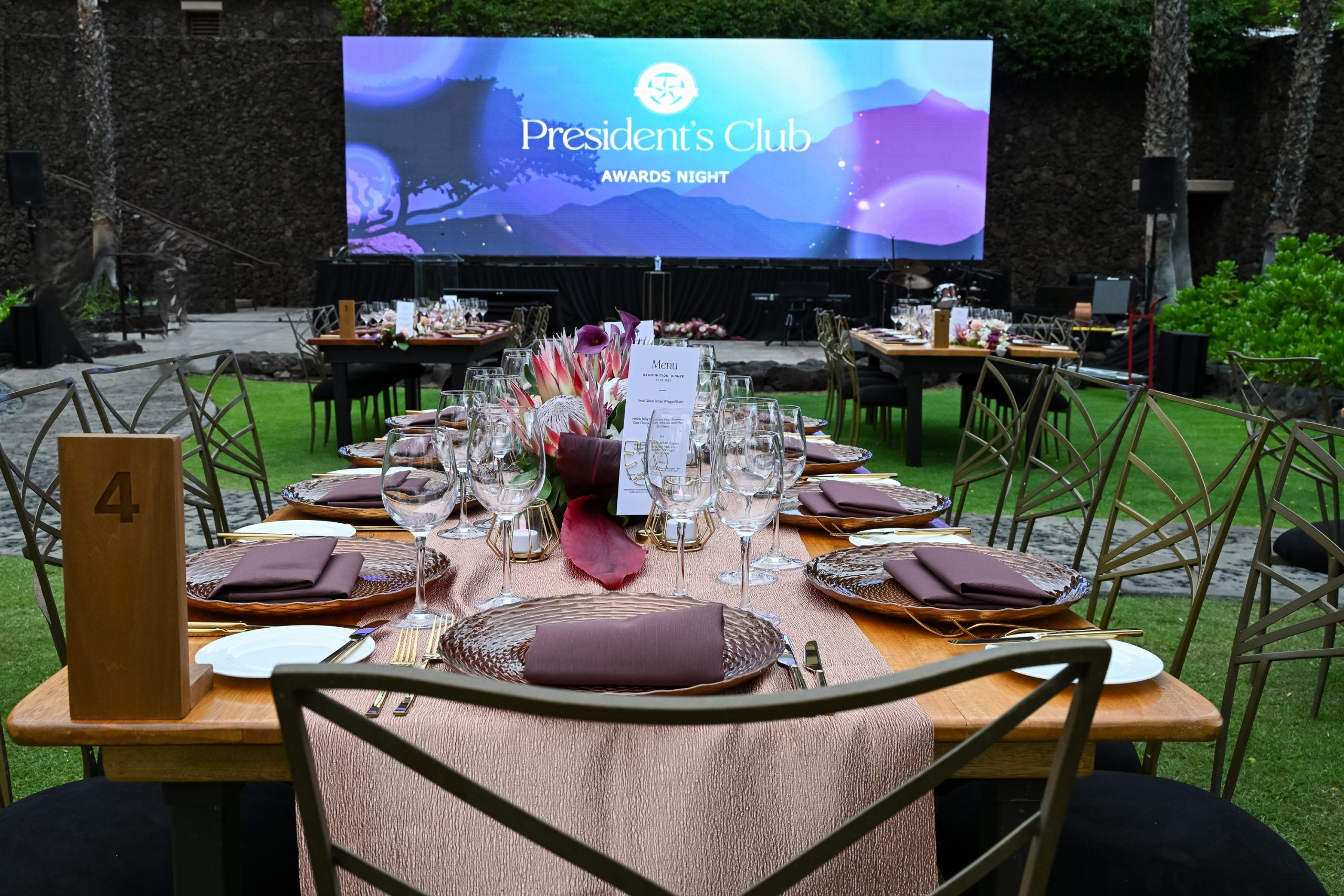 President's Club awards night