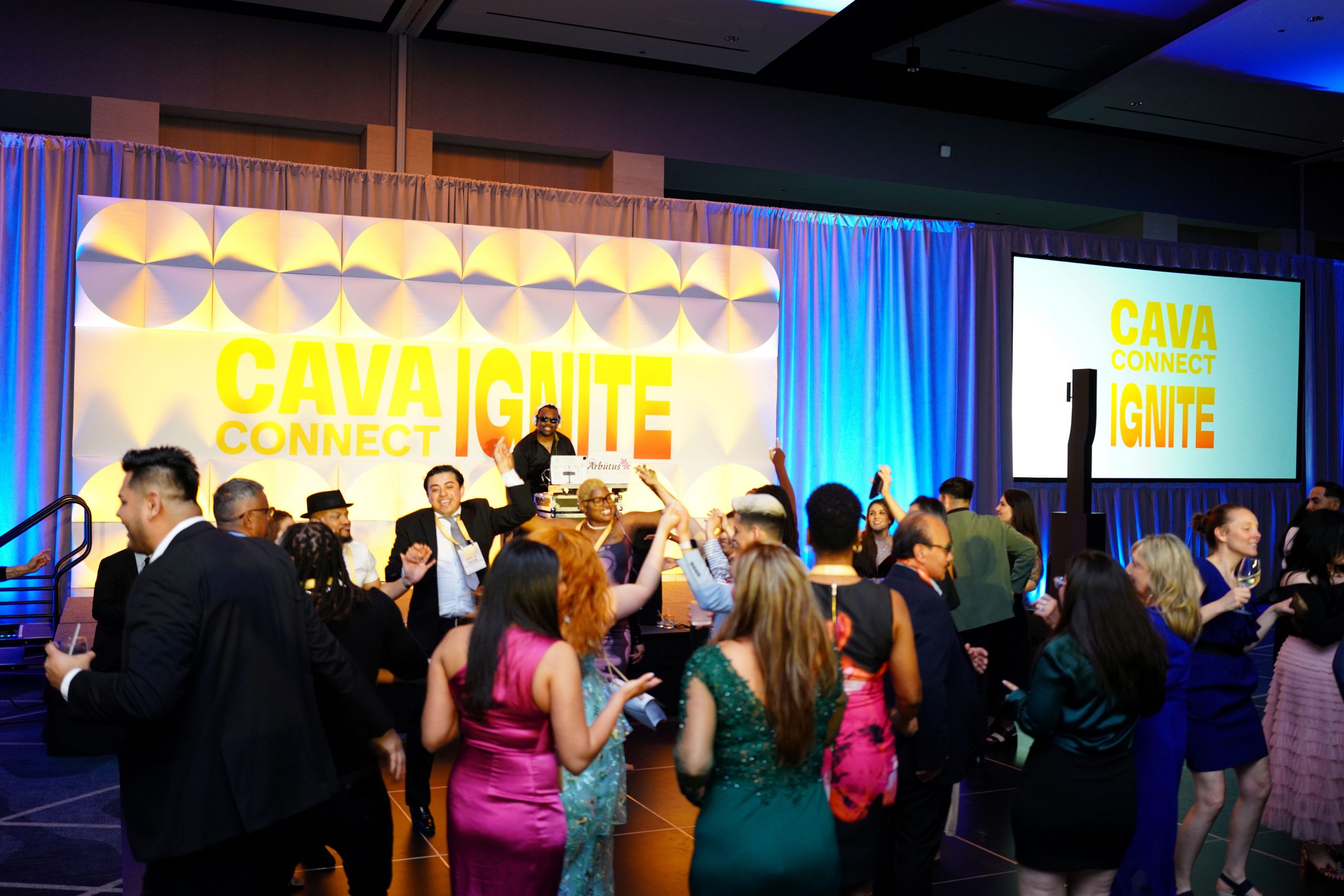 DJ at corporate event