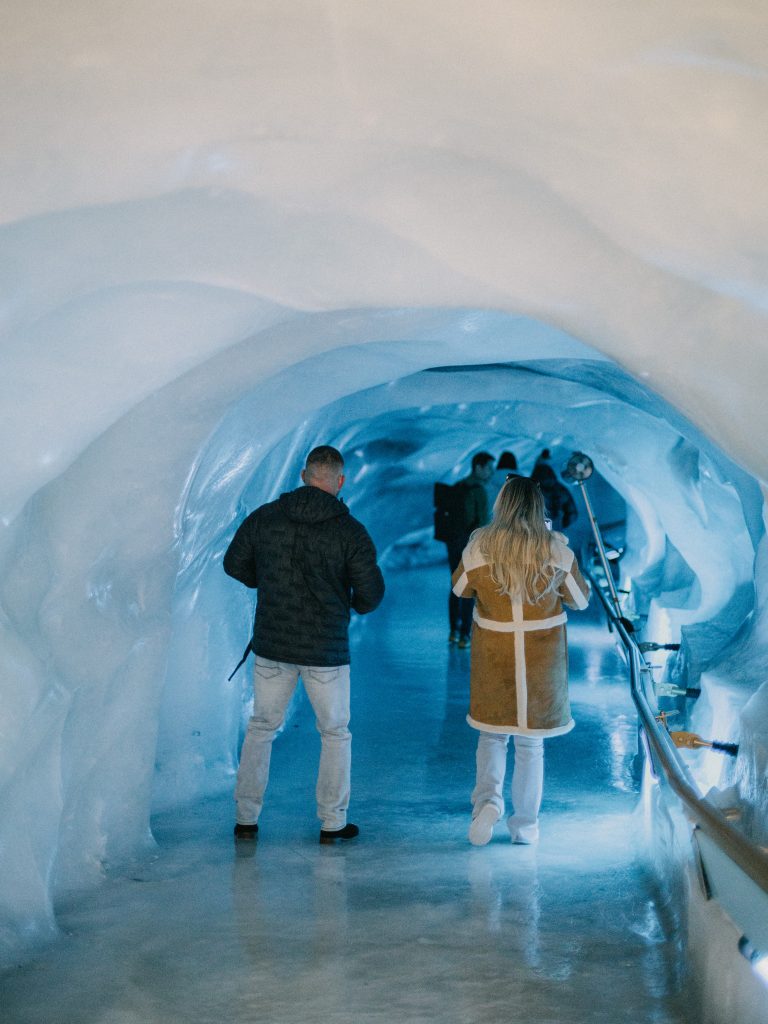 attendees in ice cave