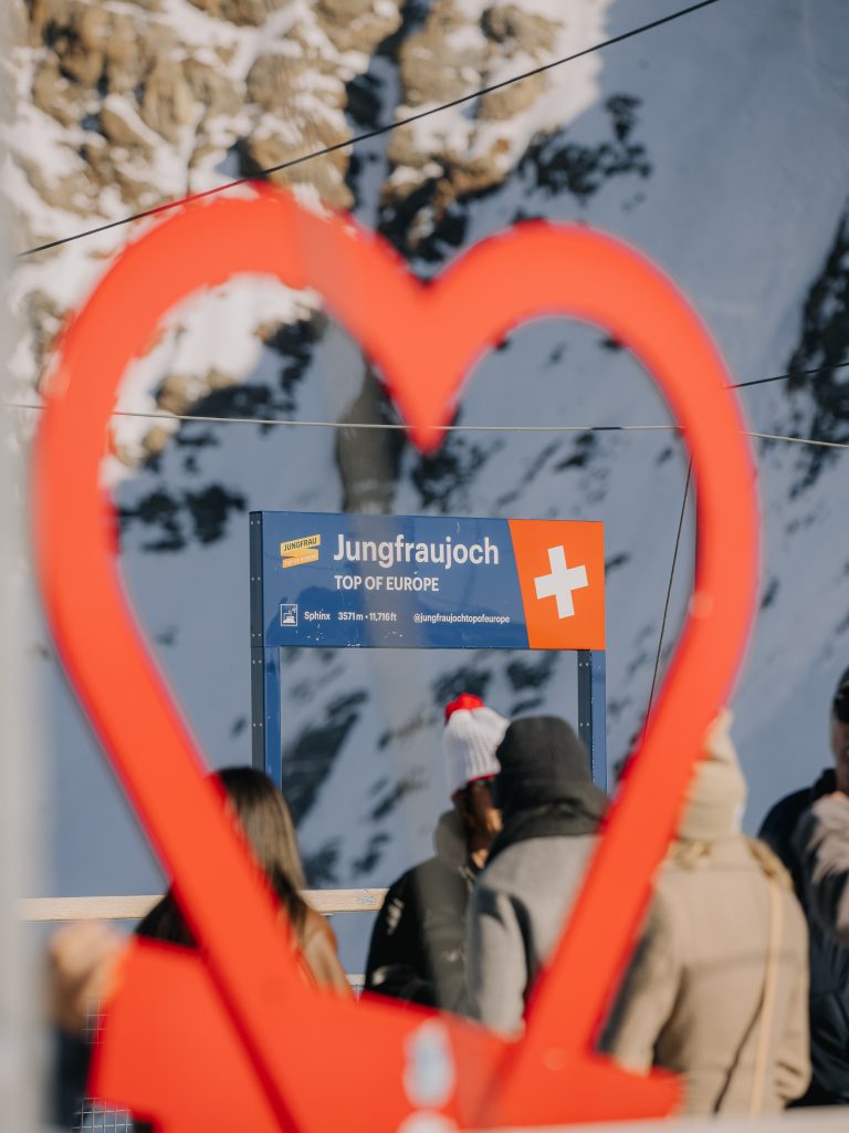 Jungfraujoch sign