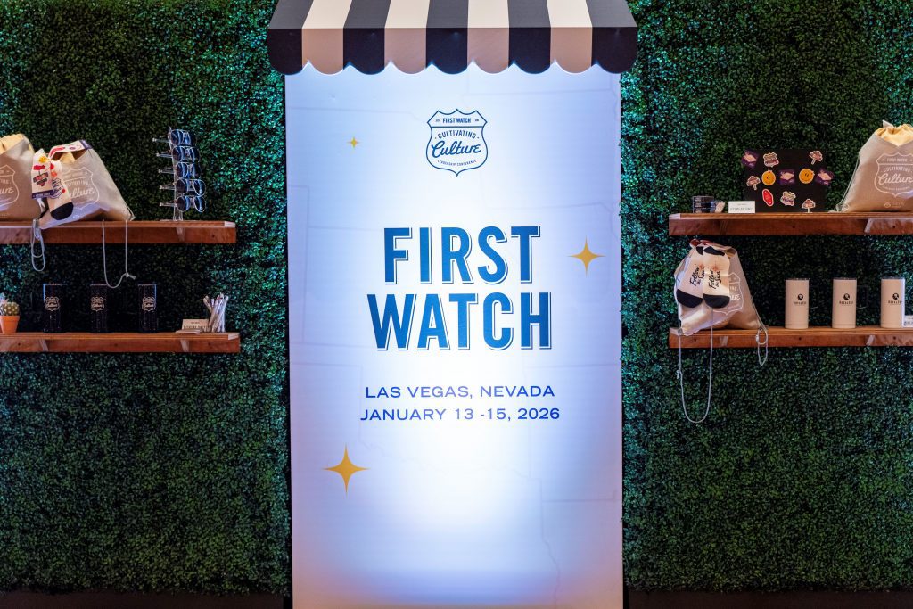 First Watch conference signage