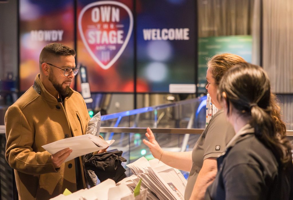 registration at life sciences conference