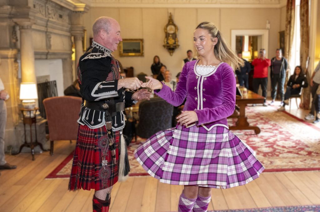 dancers performing for incentive attendees