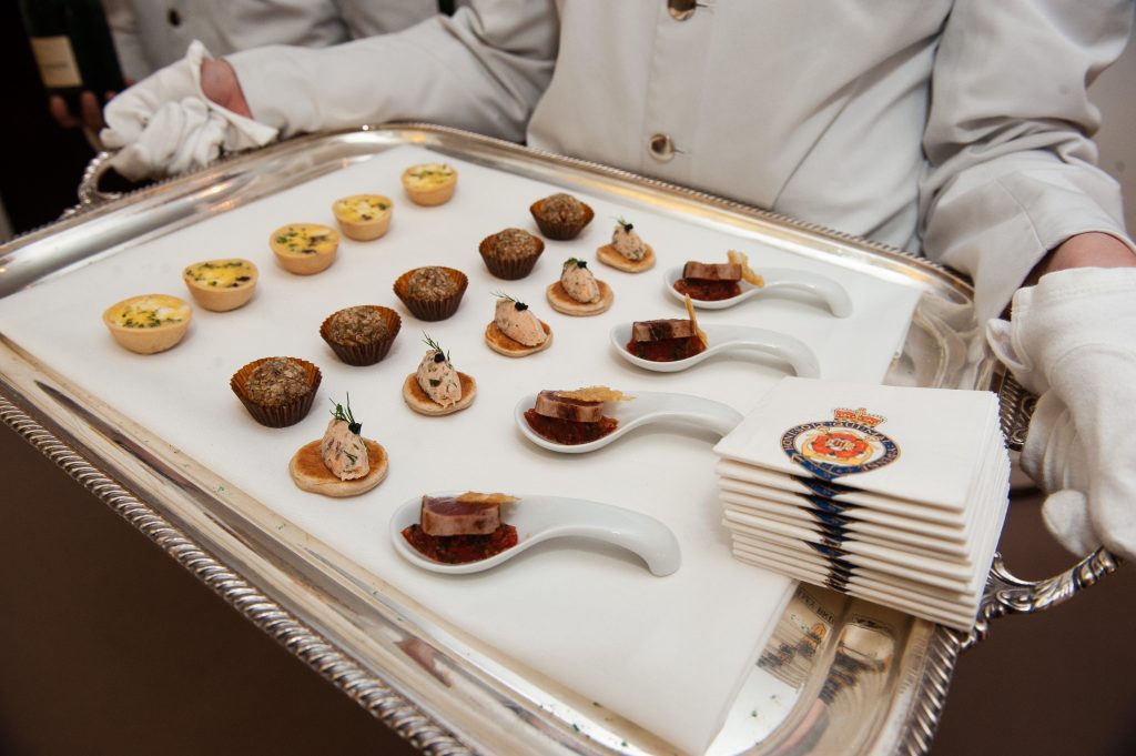 food served on Royal Yacht Britannia 